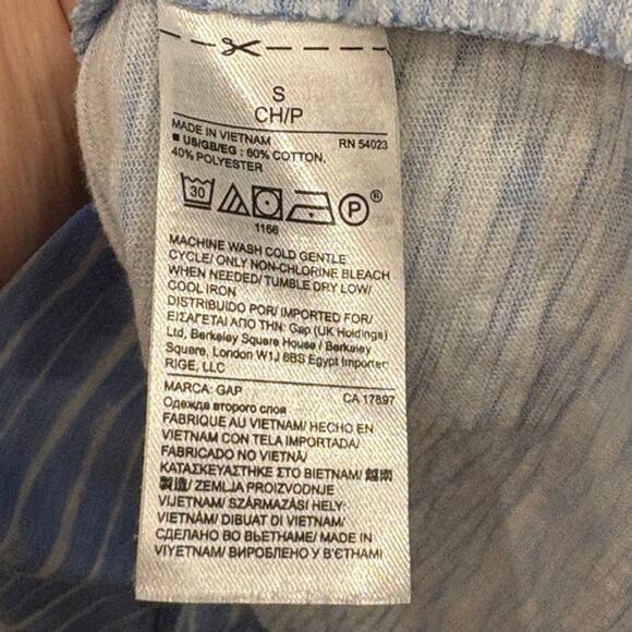 Gap LOT OF 2 T-Shirt Dresses Size Small Striped Cap Sleeve Knee Length Coastal - Picture 6 of 8